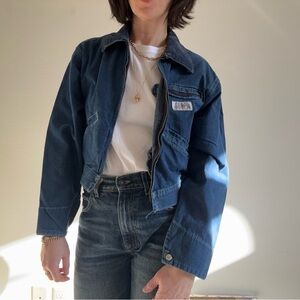Vintage Carter's Blue Denim Utility Jacket Small